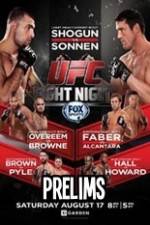 Watch UFC Fight Night 26 Preliminary Fights Sockshare