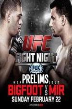 Watch UFC Fight Night 61 Bigfoot vs Mir Prelims Sockshare