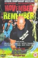Watch ECW - November To Remember '99 Sockshare